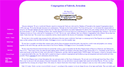 Desktop Screenshot of congregationofyhwhjerusalem.com